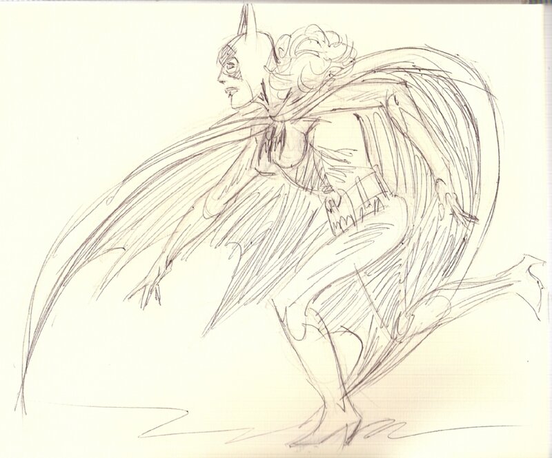 Carmine Infantino Batgirl - Sketch