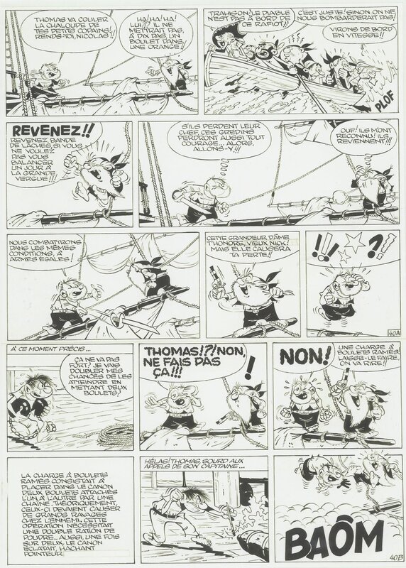 Marcel Remacle, Vieux Nick - Le vaisseau du diable - pl.40 - Comic Strip