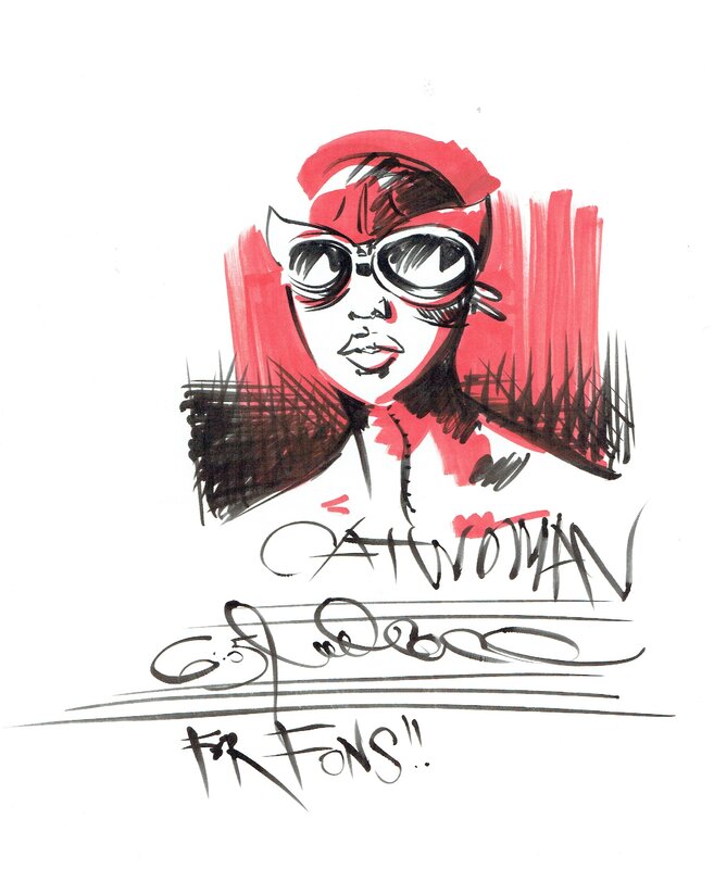 Paul Pope Catwoman - Sketch