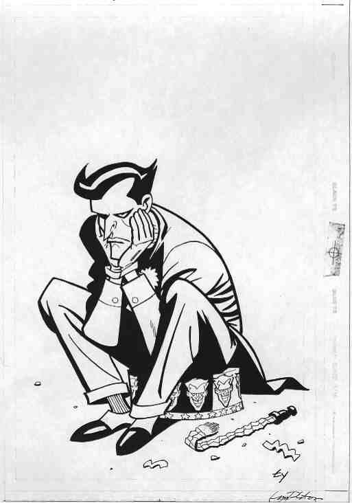 Ty Templeton Joker cover - Original Cover