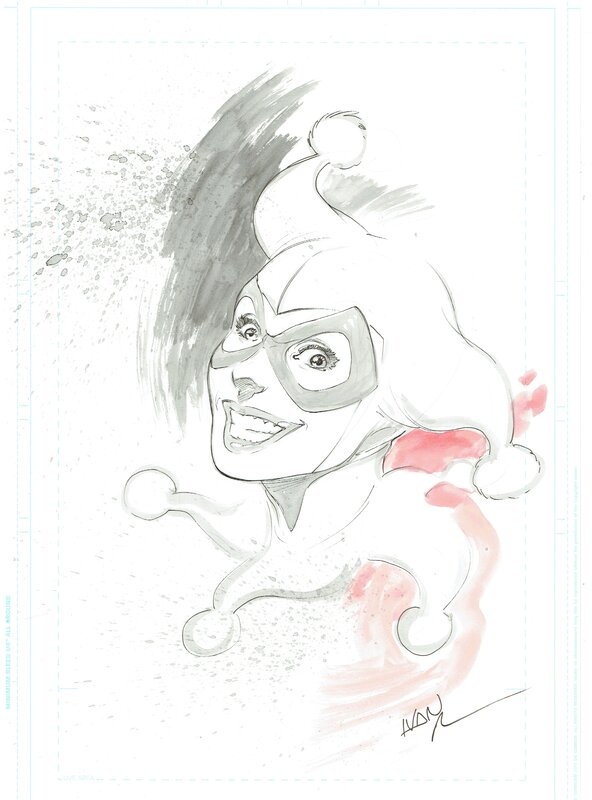 Ivan Reis Harley Quinn - Sketch