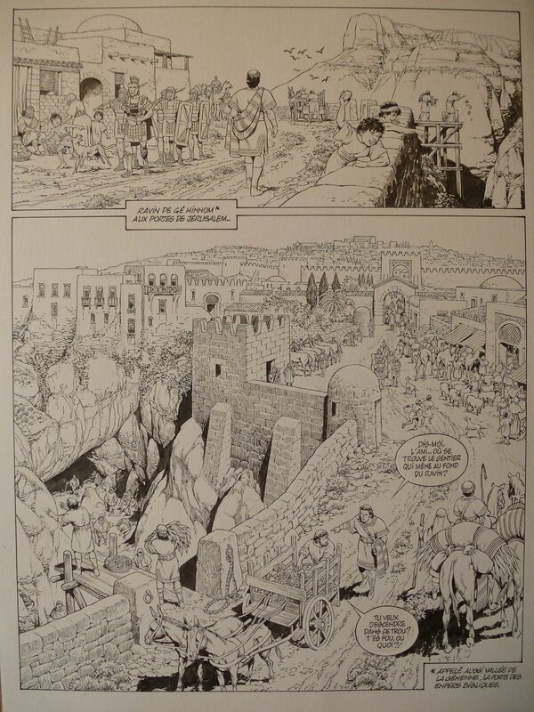 Jean-Yves Mitton, Ben Hur Tome 4 Planche 1 - Planche originale