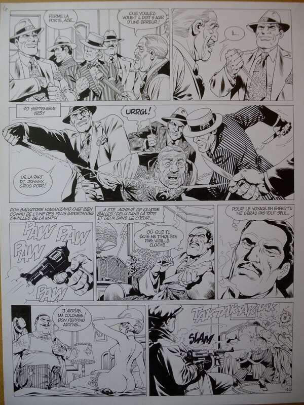 Jean-Yves Mitton, De silence et de sang tome 4 planche 45 - Comic Strip