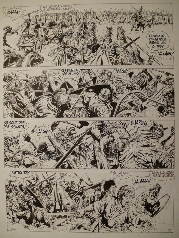 Jean-Yves Mitton, Vae Victis Tome 5 Planche 22 - Planche originale