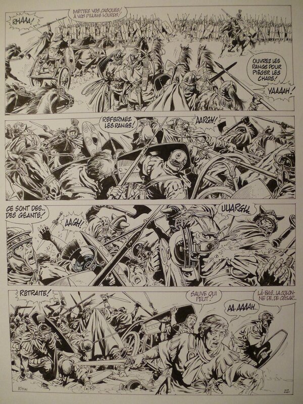 Jean-Yves Mitton, Vae Victis Tome 5 Planche 22 - Comic Strip