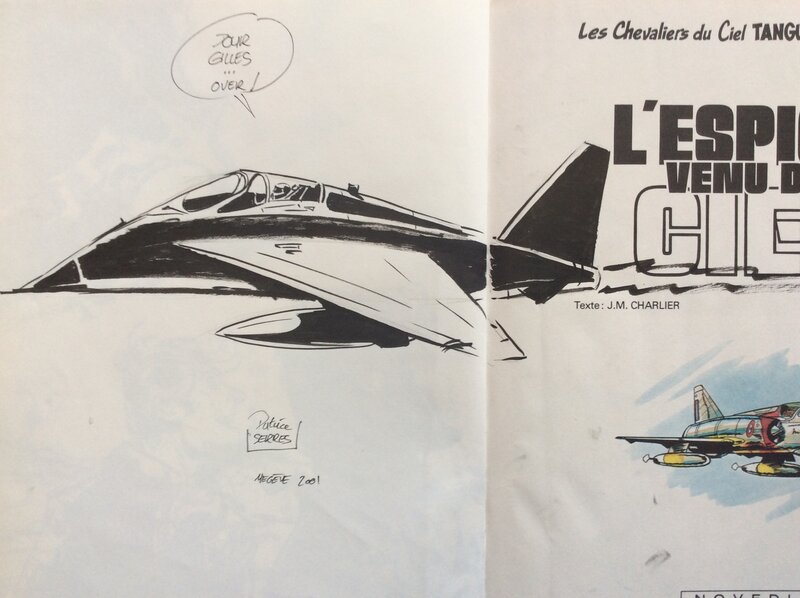 Tanguy et Laverdure by Patrice Serres - Sketch