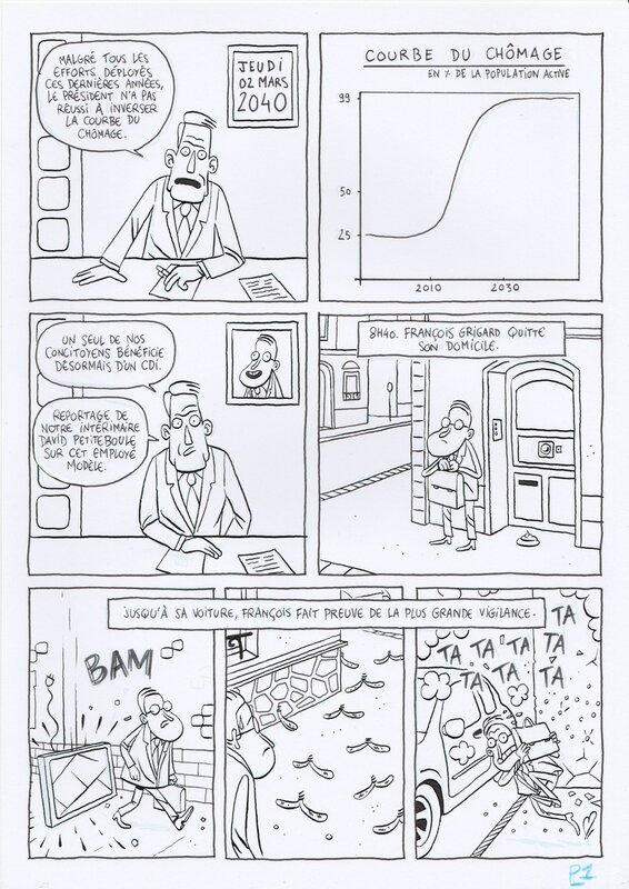 fox, Contrat Unique d'Embauche - page 1 - Comic Strip