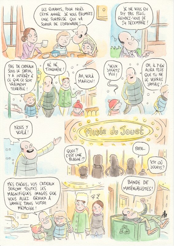 Noël en crise by fox, Peb - Comic Strip