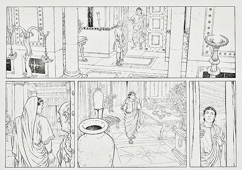 Philippe Delaby, Jean Dufaux, Murena 9 - Les Epines - Planche originale