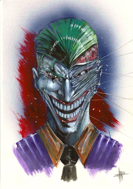 Joker par Anthony Darr - Illustration originale