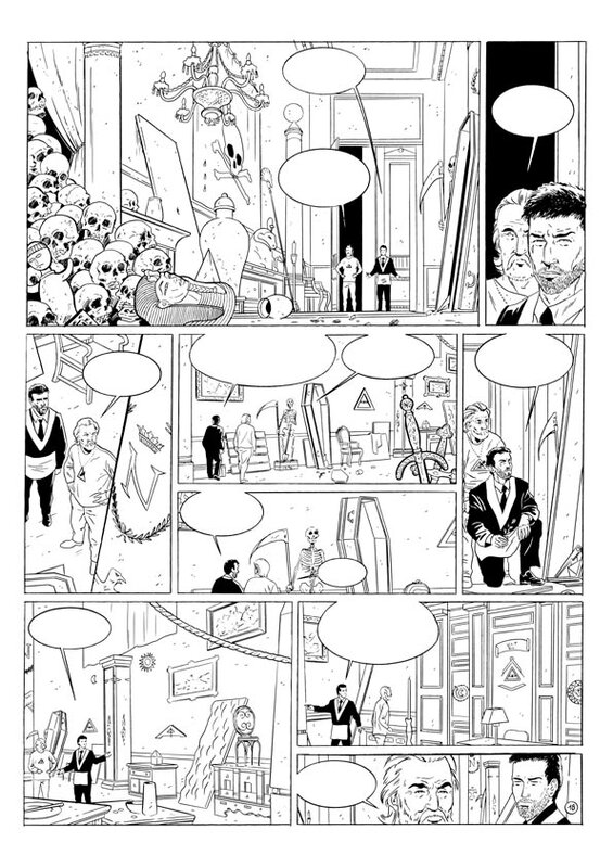 Eric Albert, Ravenne, Giacometti, Le Frère de Sang - T.1 - planche 18 - Comic Strip