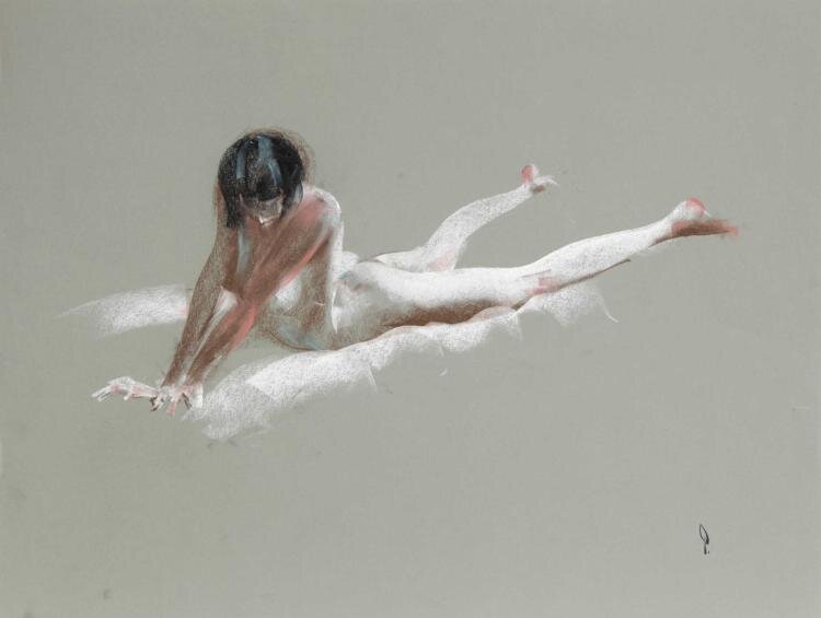 George Pratt, Hommage à Guido Crepax et Valentina - Illustration originale