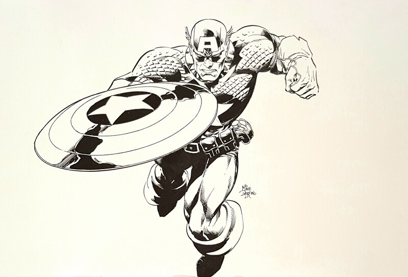 Mike Deodato Jr., Captain America by Deodato Jr - Planche originale