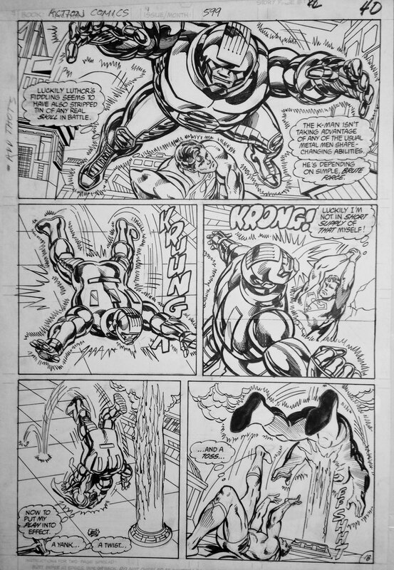 Action Comic #599 by John Byrne, Ross Andru - Comic Strip