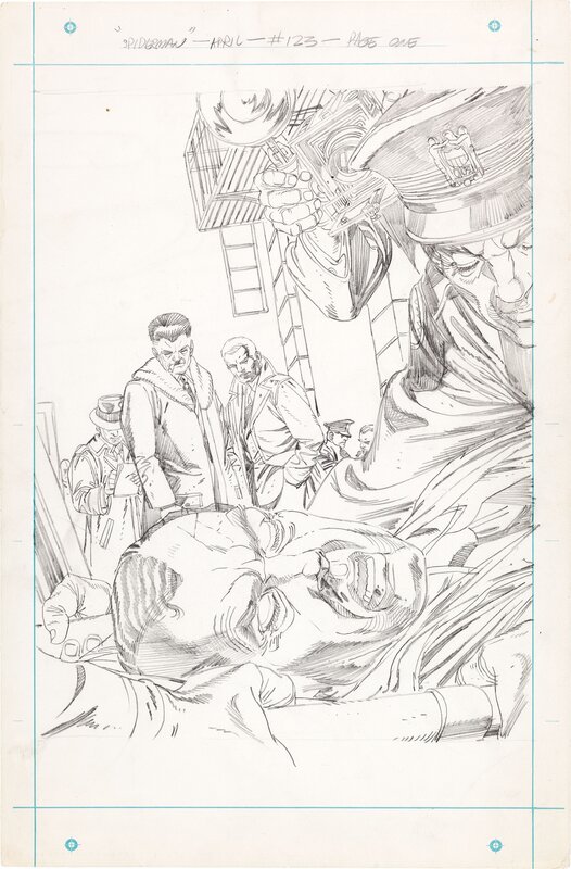 Gil Kane, Amazing Spider-Man 123 page 1 original pencils - Comic Strip
