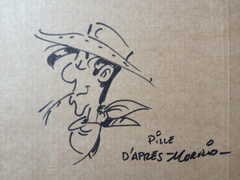 Lucky luke par pascal pille - Illustration originale