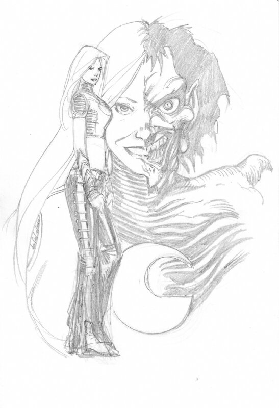 Barry Kitson The Order charactersheet 1 - Comic Strip