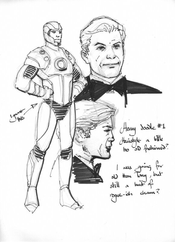 Barry Kitson The Order charactersheet 9 - Œuvre originale