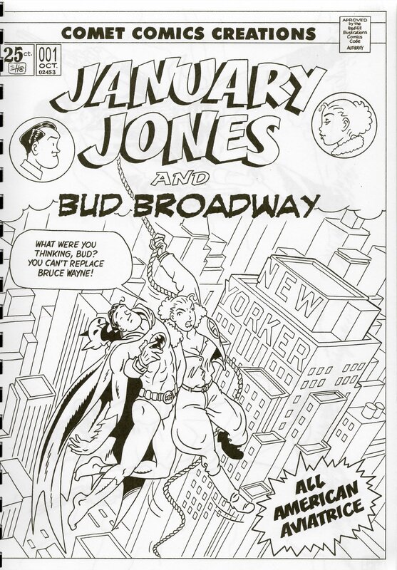 Eric Heuvel January Jones commission - Original Cover