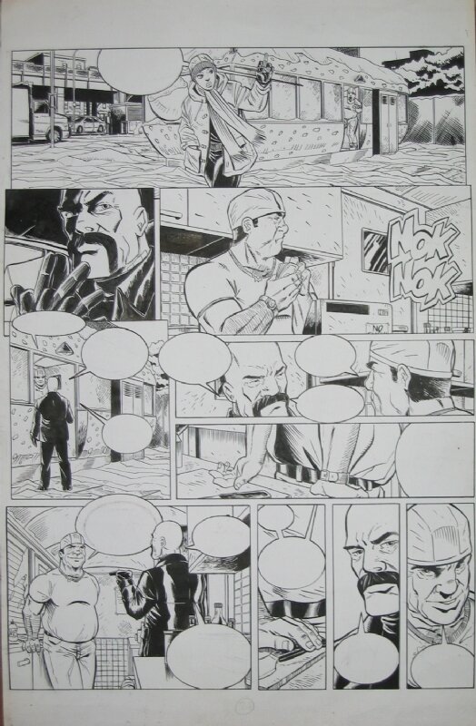 Michel Koeniguer, Brooklyn 62nd Tome 3 p.22 - Planche originale