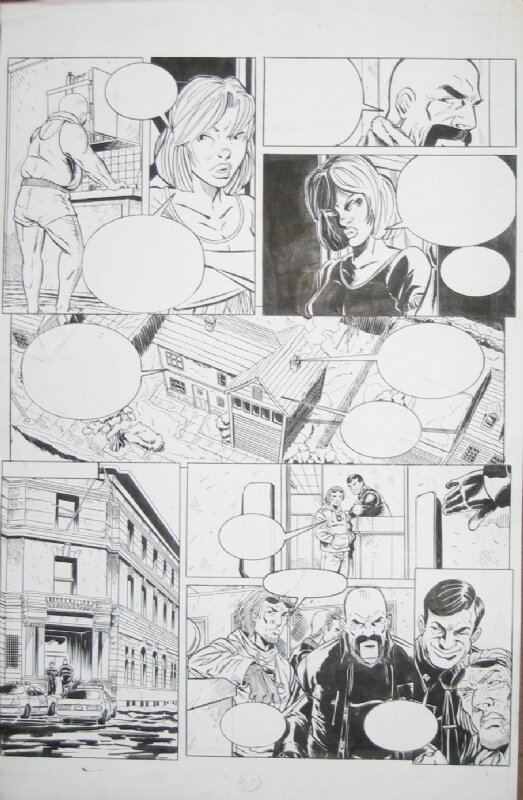 Michel Koeniguer, Brooklyn 62nd Tome 3 p.25 - Planche originale