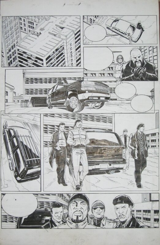 Michel Koeniguer, Brooklyn 62nd Tome 3 p.37 - Planche originale