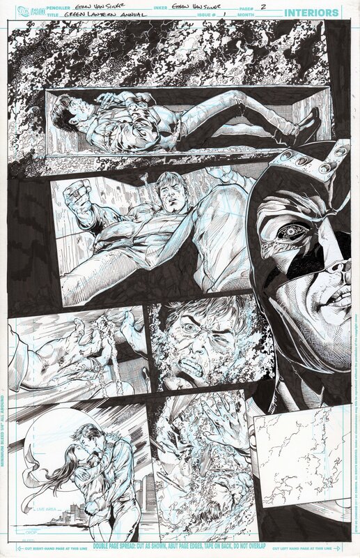 Ethan Van Sciver, Green Lantern Tome 2 La vengeance de Black Hand Page 2 - Comic Strip