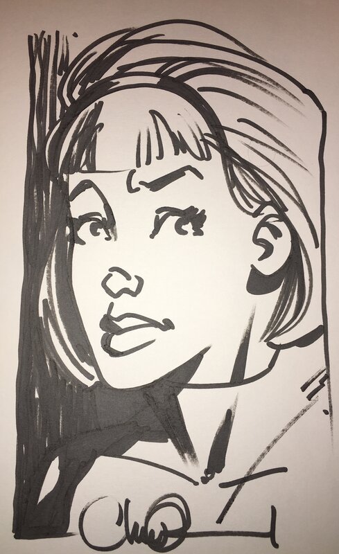 X Files by Charlie Adlard - Sketch