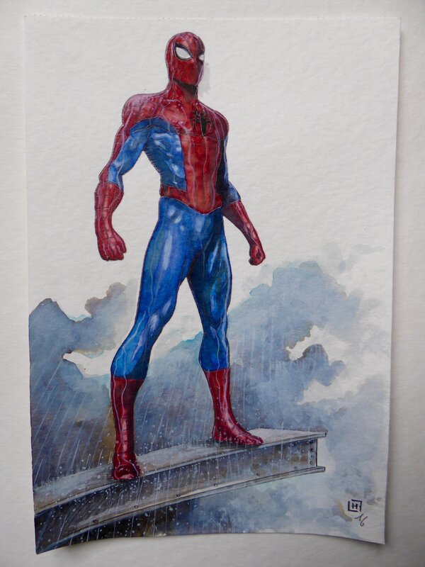Spider man par Fabrice Le Hénanff - Illustration originale