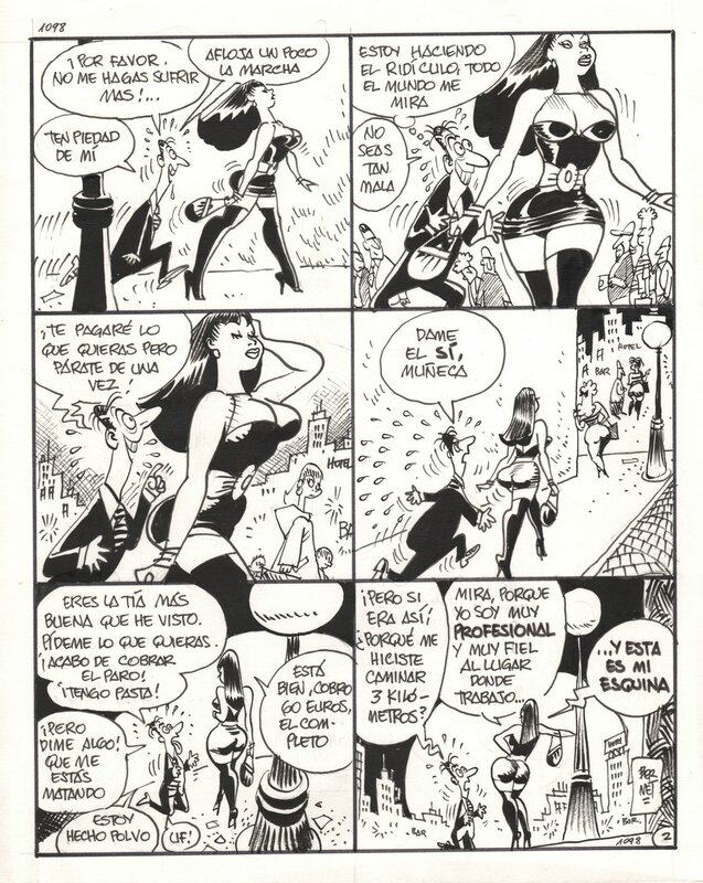 Clara 1098 page 2 by Jordi Bernet - Comic Strip