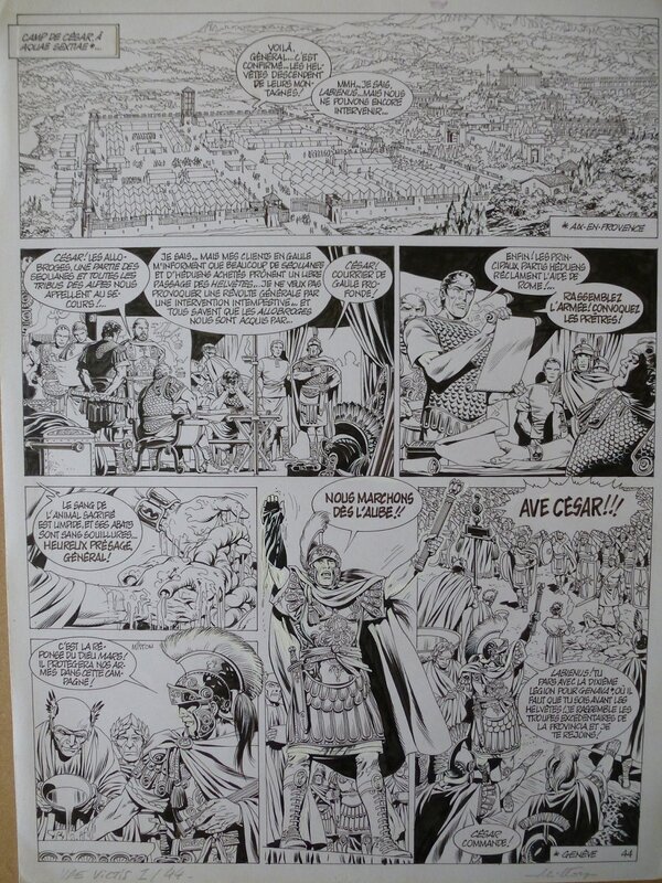 Jean-Yves Mitton, Vae Victis Tome 1 Planche 44 - Planche originale