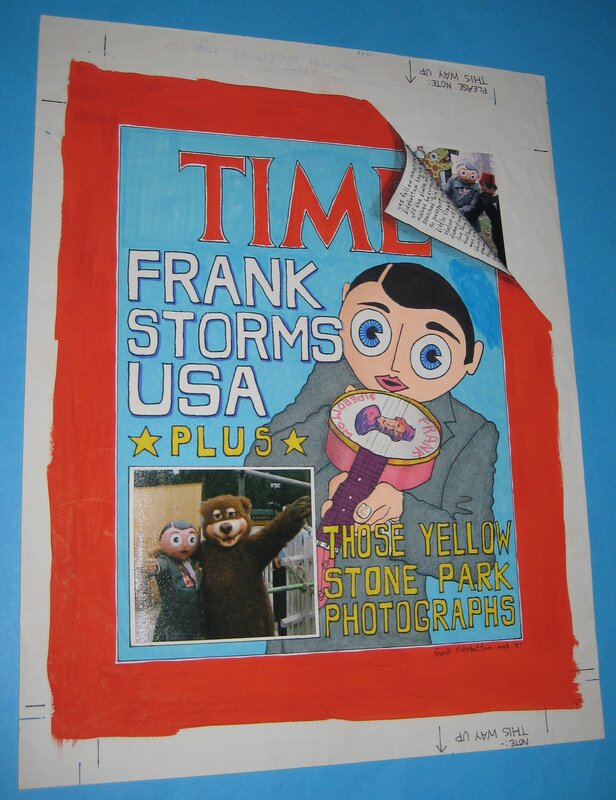 Frank Sidebottom, Original artwork Oink! #31 - Planche originale