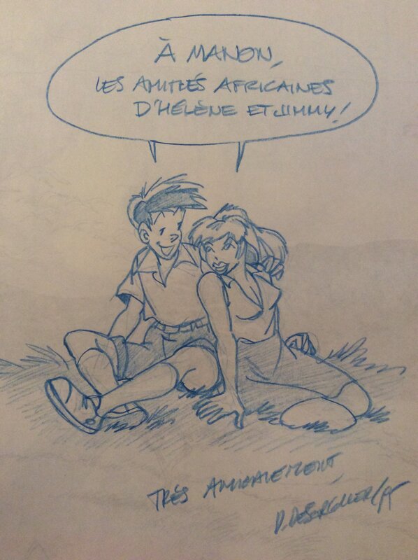 Jimmy Tousseul by Daniël Desorgher - Sketch