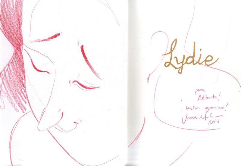 Lydie (Camile) par Jordi Lafebre - Dédicace