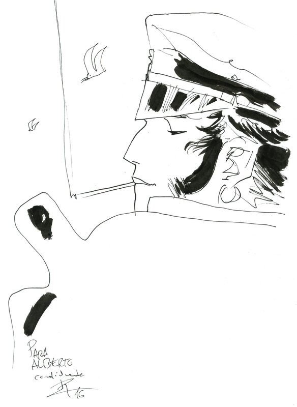 Corto Maltés by Rubén Pellejero - Sketch