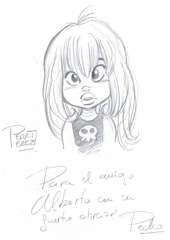 Baby Trizia par Pedro Perez - Dédicace
