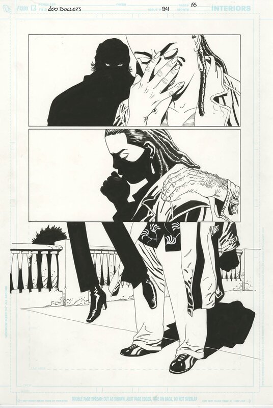 100 Bullets, numéro 94 page 16 par Eduardo Risso - Planche originale