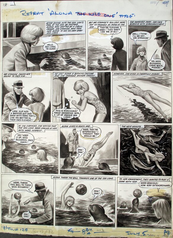 Alona by Georges Lévis - Comic Strip