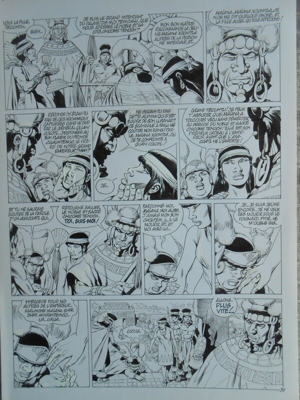 Jean-Yves Mitton, Quetzalcoatl T3 (p. 31) - Comic Strip