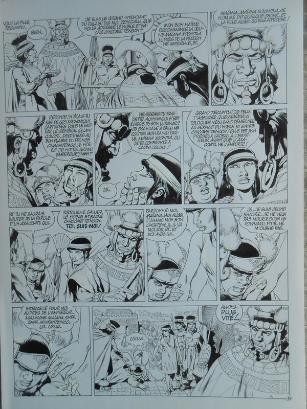 Jean-Yves Mitton, Quetzalcoatl T3 (p. 31) - Comic Strip