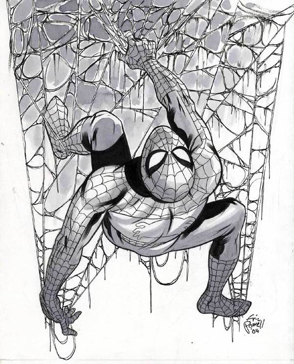 Spidey par Eric Powell - Illustration originale