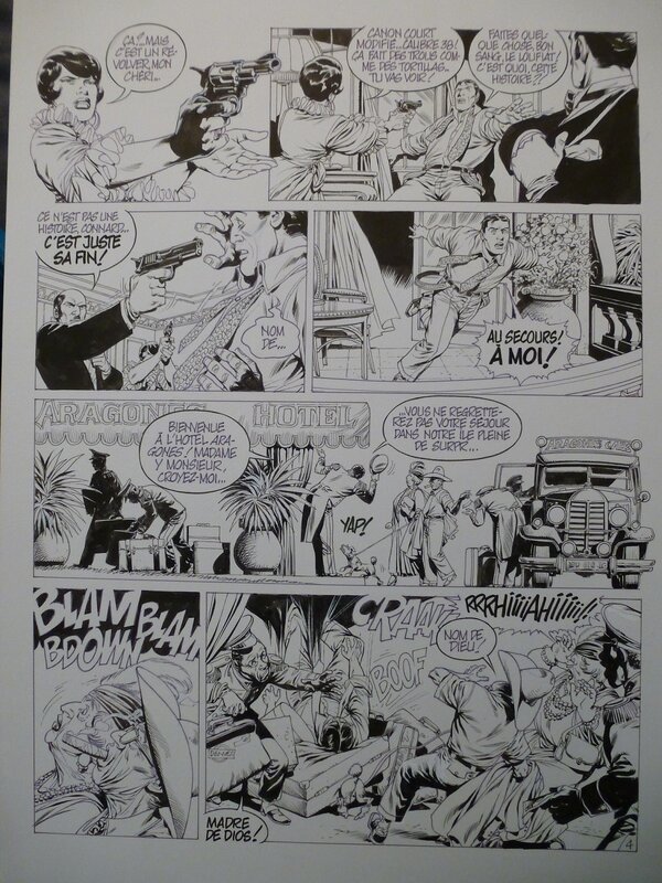 Jean-Yves Mitton, De silence et de sang tome 7 planche 4 - Comic Strip