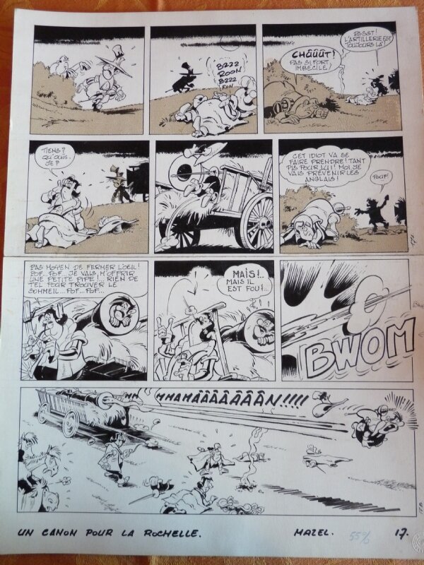Les MOUSQUETAIRES by Mazel, Raoul Cauvin - Comic Strip