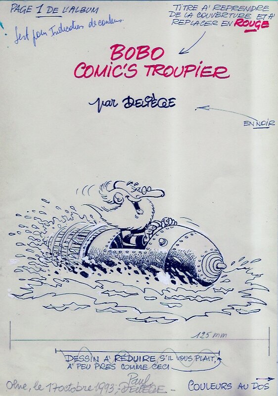 Bobo by Paul Deliège - Original Illustration