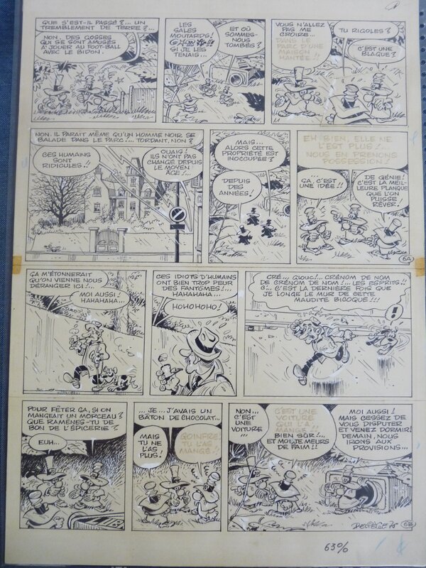 Les KROSTONS par Paul Deliège - Planche originale