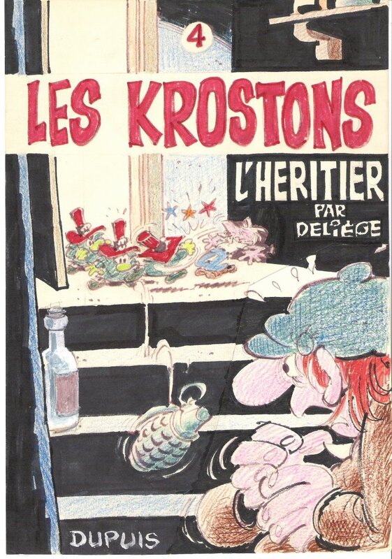 Les KROSTONS by Paul Deliège - Original art