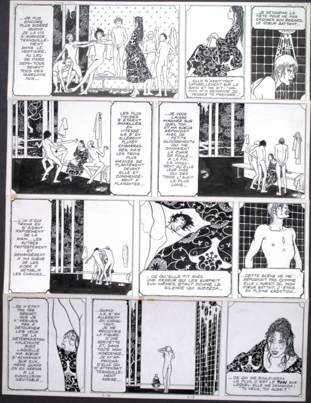 Manara Giuseppe Bergman (Jour de colère) - Planche originale