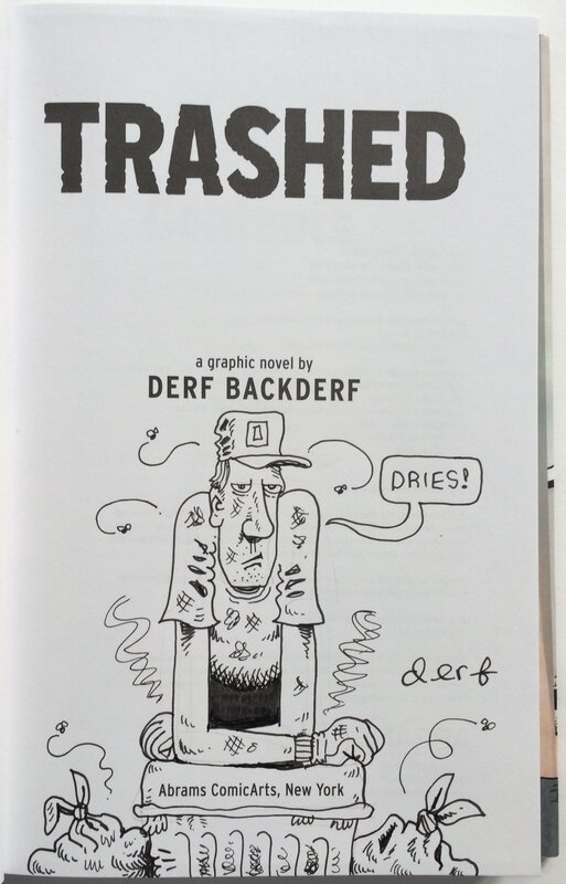 Derf, Backderf - Trashed - Dédicace