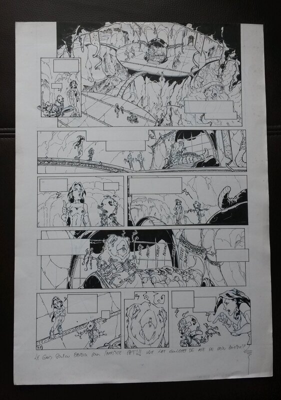 Louis, Planche originale 37 de Tessa, agent intergalactique tome 1 - Comic Strip