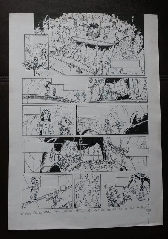 Louis, Planche originale 37 de Tessa, agent intergalactique tome 1 - Planche originale